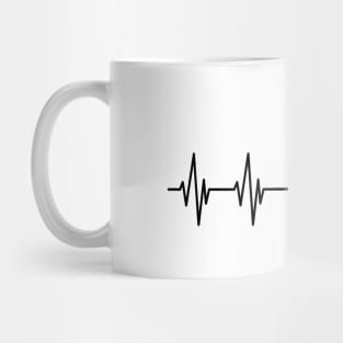 Basketball Heartbeat Mug